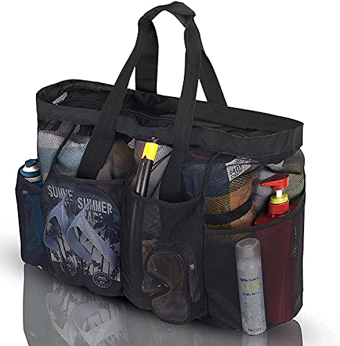 Gotya Extra Large Beach Bag - Mesh Tote with Zipper and Pockets for Family Cruise/Beach Vacation Essentials
| Gotya Ext
