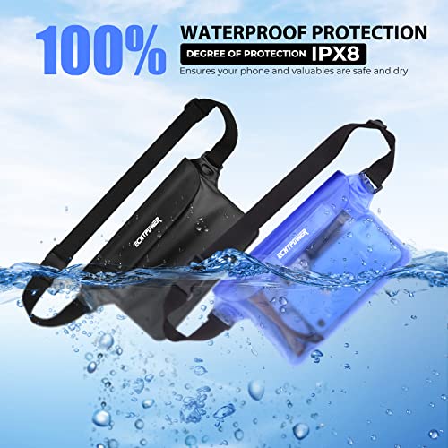 ECHTPower 2-Pack Waterproof Pouch Bag for Beach Swimming and Kayaking
| ECHTPower Waterproof Fanny Pack with Adjustable