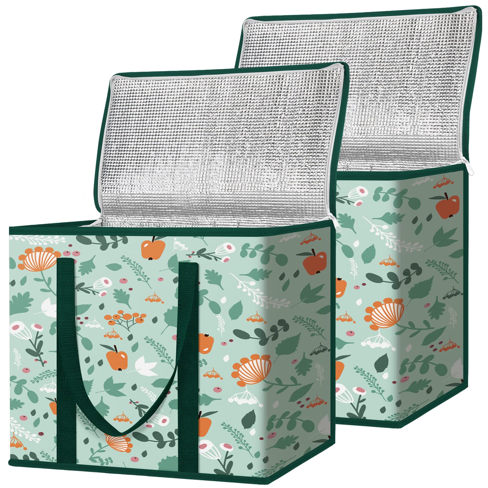 BALEINE 2Pk Insulated Reusable Grocery Bags for Spring Stroll
| BALEINE Collapsible Cooler Bag for GroceriesHeavy Duty