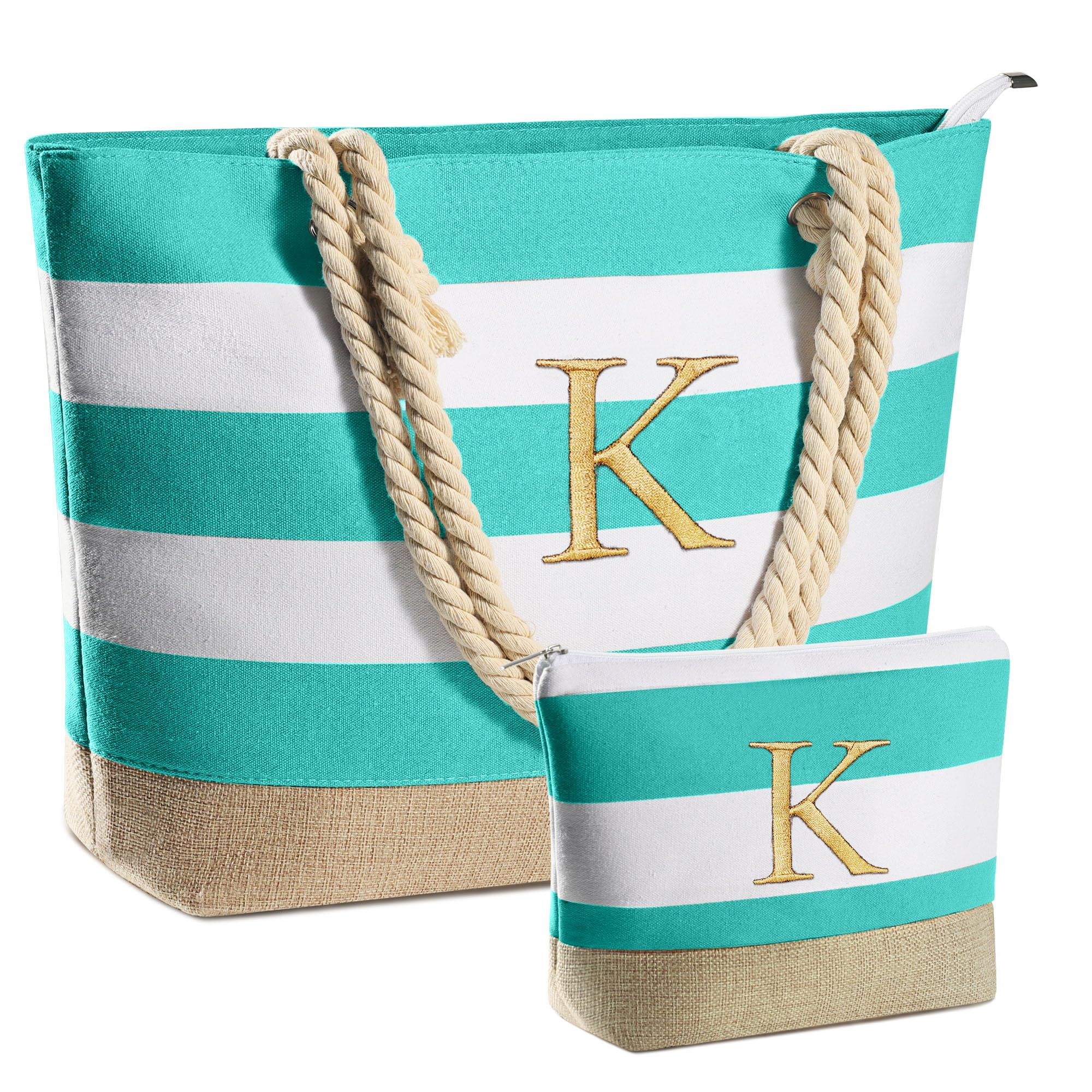 Women's Travel Canvas Beach Tote Bags for Birthday Gifts
| Beach Bags for Women - Pool Waterproof Tote, Travel Essentia